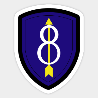 8th Infantry Division wo Txt Sticker